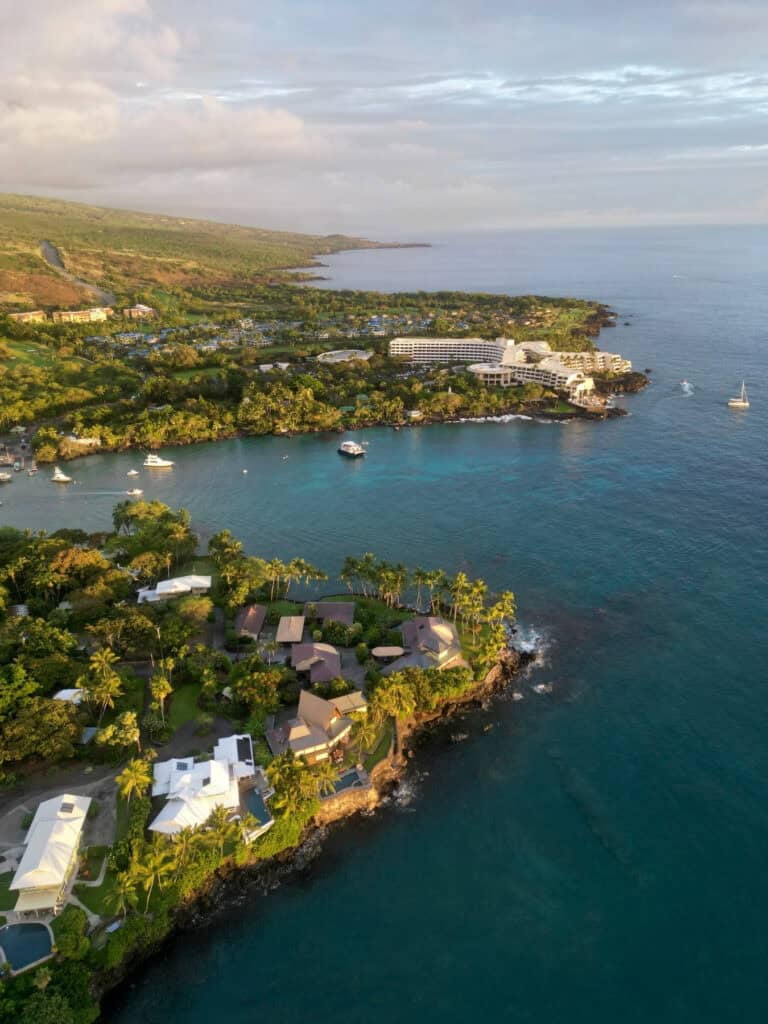 Luxury oceanfront homes in North Kona, Big Island Hawaii with resort-style amenities.