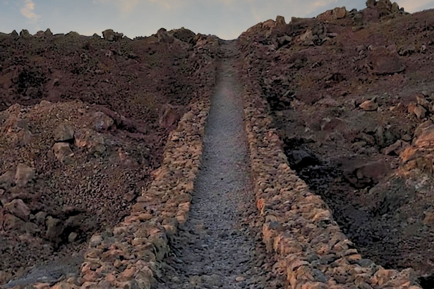 Hiking trail in Big Island Hawaii, near Kona and Kohala Coast, ideal for outdoor enthusiasts and eco.