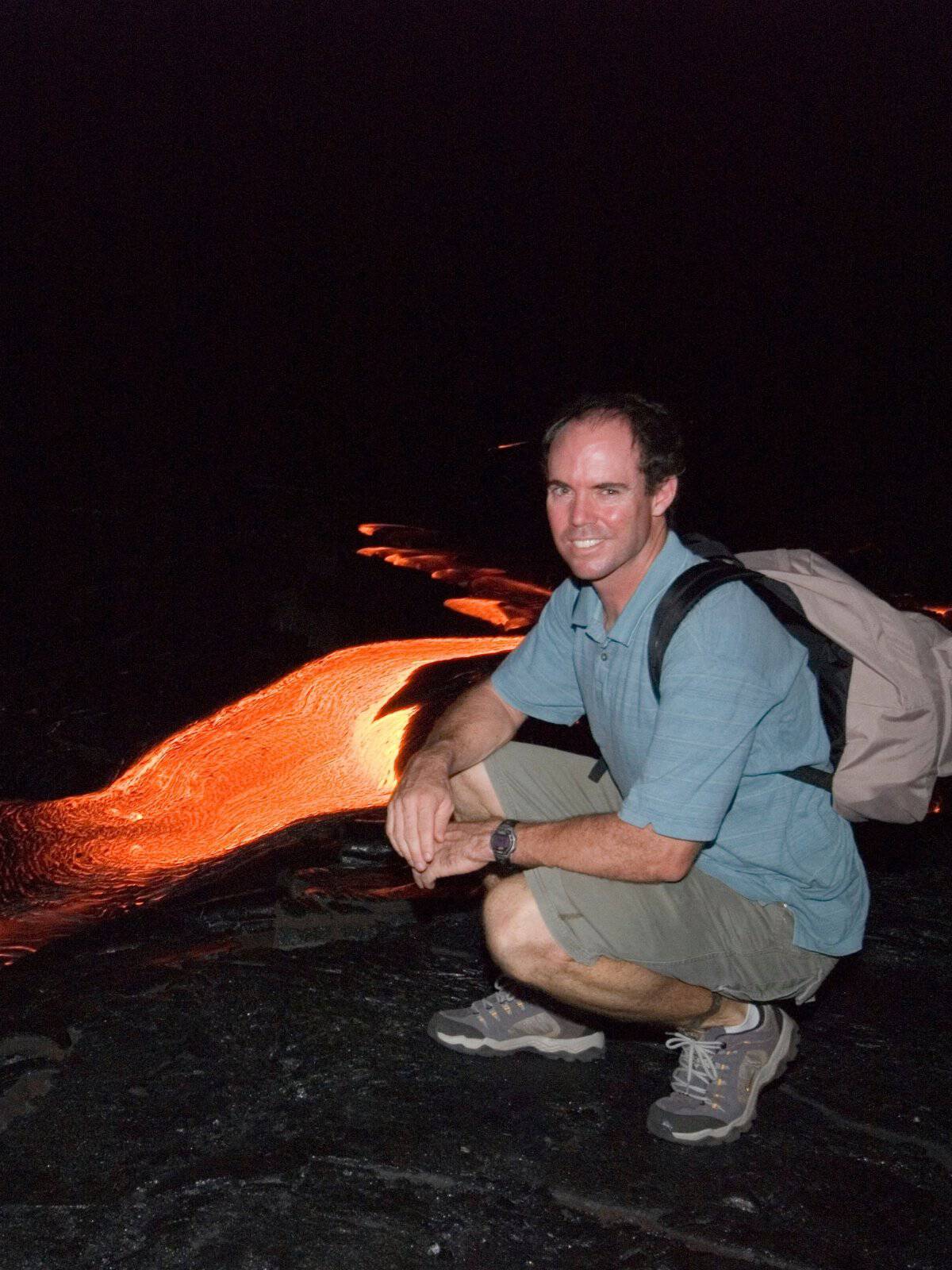 Walking near lava in Hawaii - Big Island Lava Zones